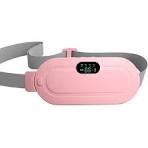 Smart Heating Pain Relief Belt USB Rechargeable Menstrual Heating Pad with 3-Level Temperature Control, Fast Heating in Seconds, Portable Waist Warmer for Period Cramps, Stomach, Back and Muscle Pain Relief